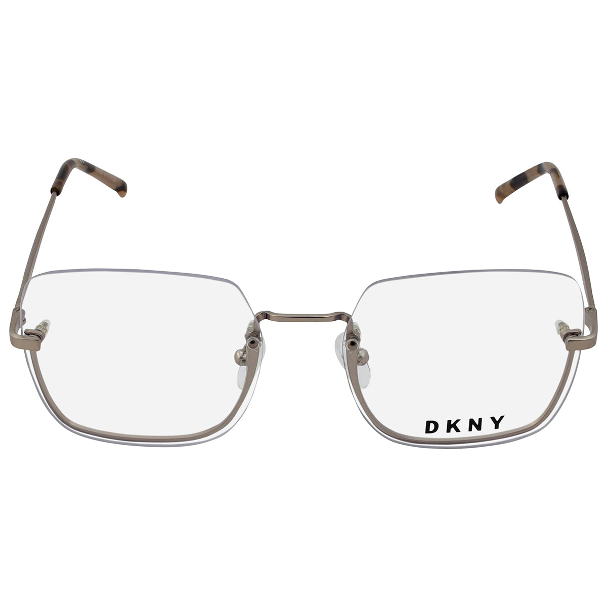 DKNY DK1001-770-5417 eyeglasses in rosel gold frame with demo lenses