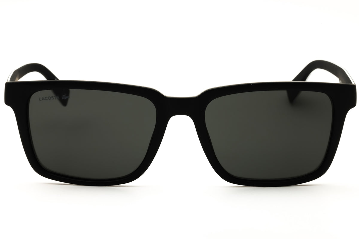 Lacoste L6032S-002 MATTE BLACK Rectangular Sunglasses 54mm Sunglasses