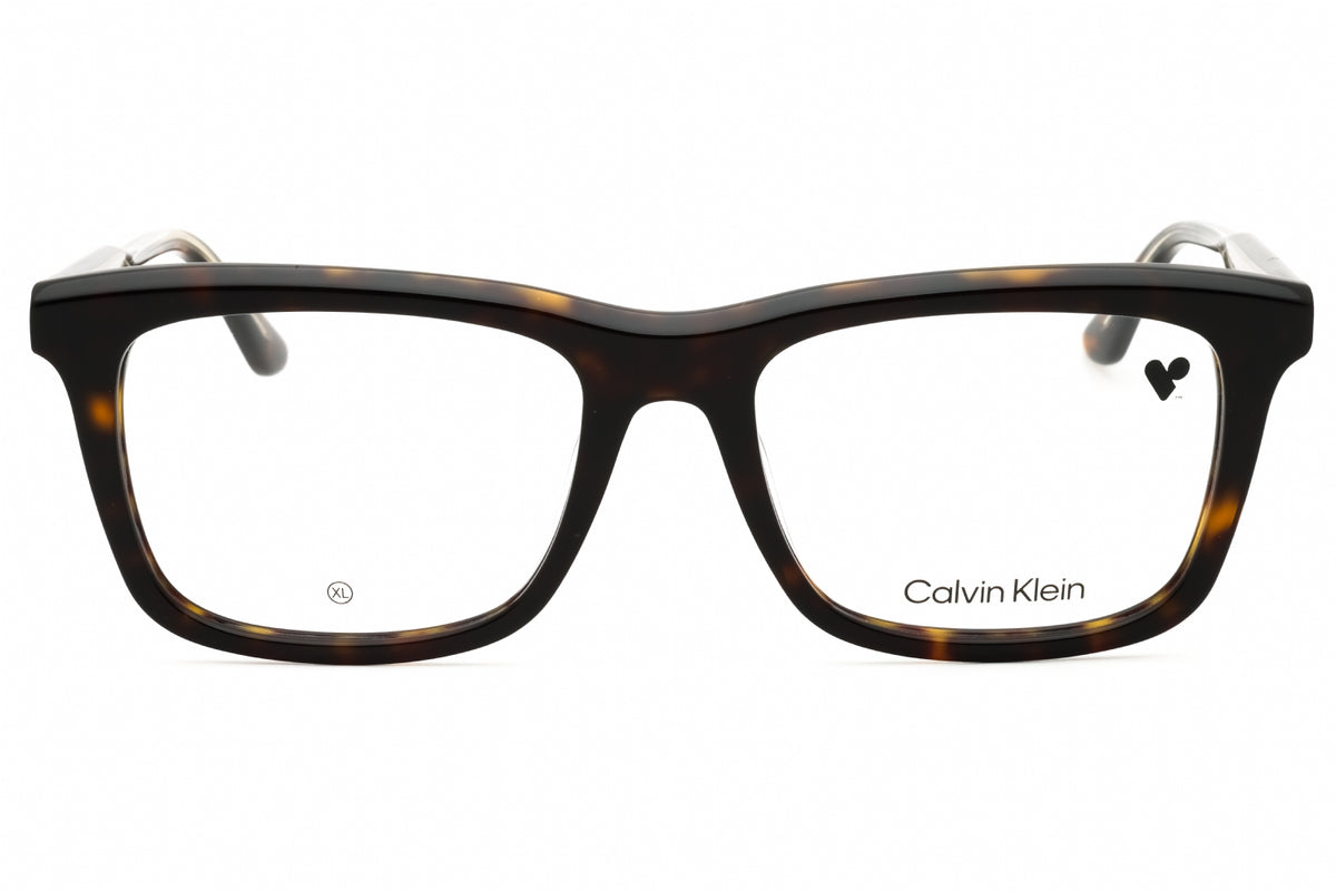 Calvin Klein CK24542-235 eyeglasses in dark havana frame with clear lenses