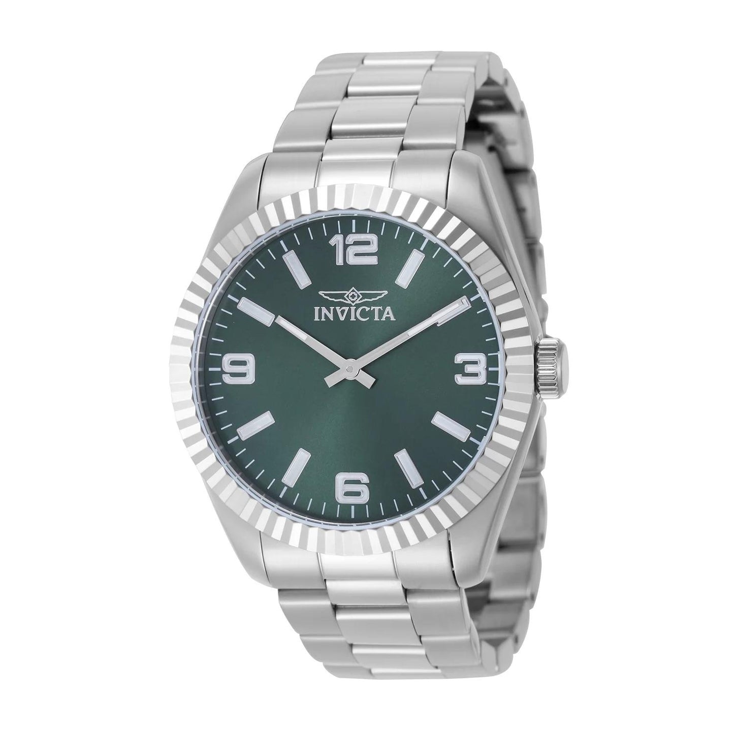 Invicta 49672 49672 Watch - Green Dial Stainless Steel Band