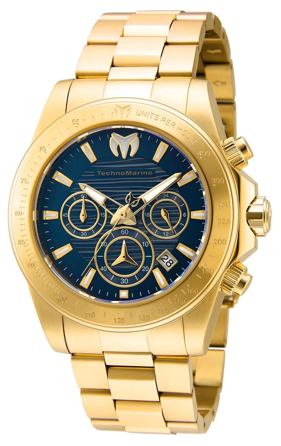 TechnoMarine TM-219006 TM-219006 Watch - Blue Dial Stainless Steel Band