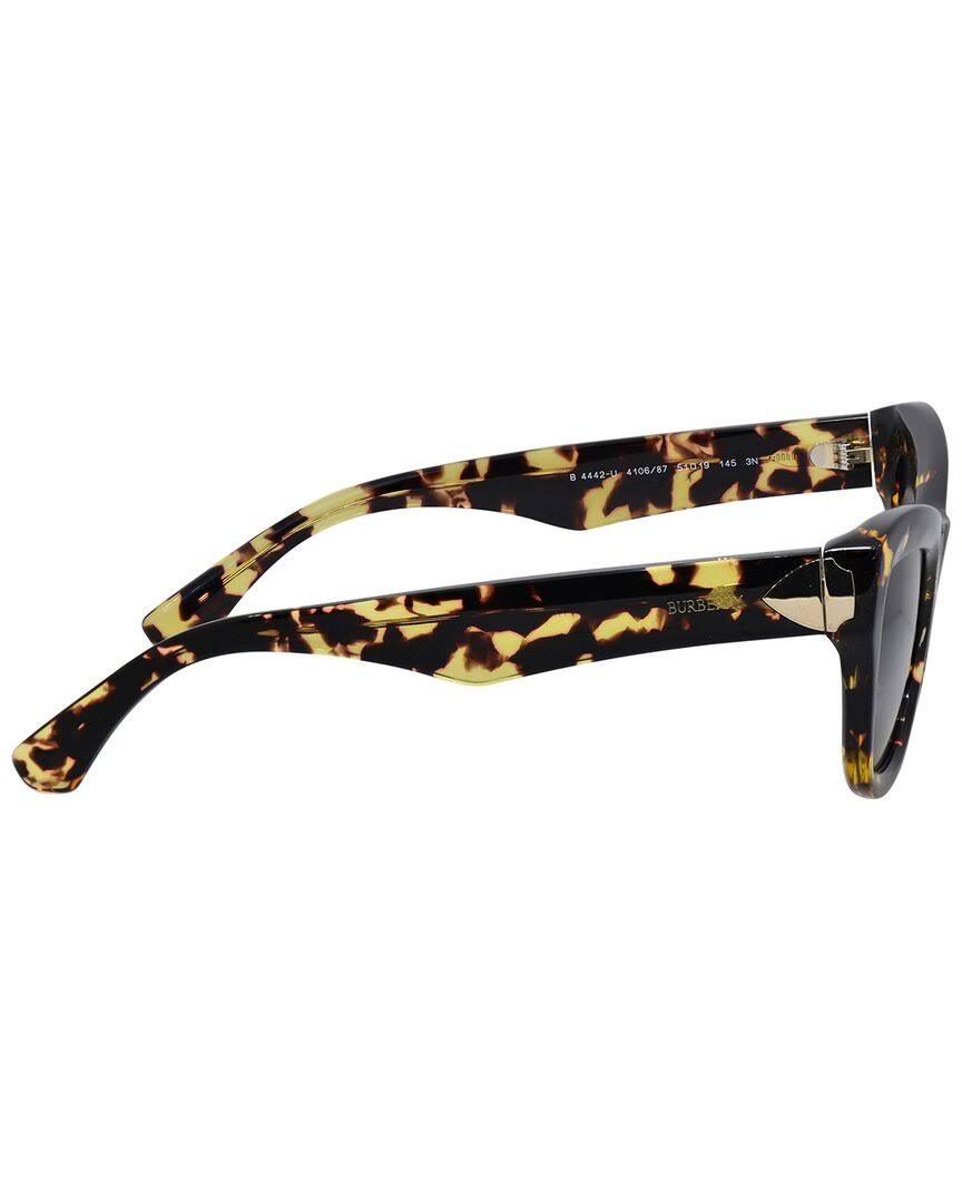 Burberry 0BE4442U-410687 sunglasses in havana frame with dark grey lenses