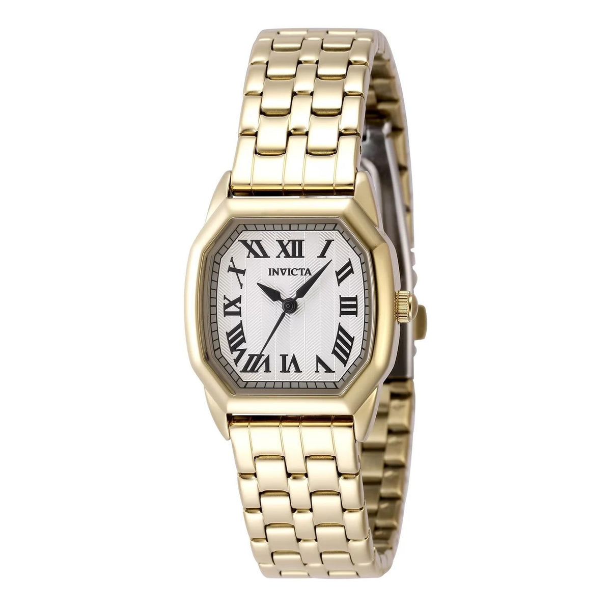 Invicta 48959 watch with silver dial and stainless steel band