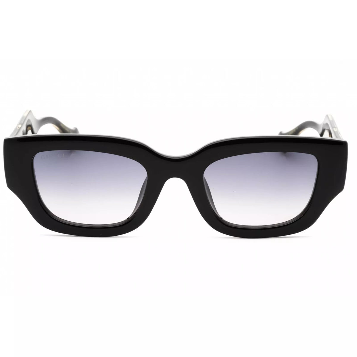 Gucci GG1558SK-001 sunglasses in black frame with grey gradient lenses
