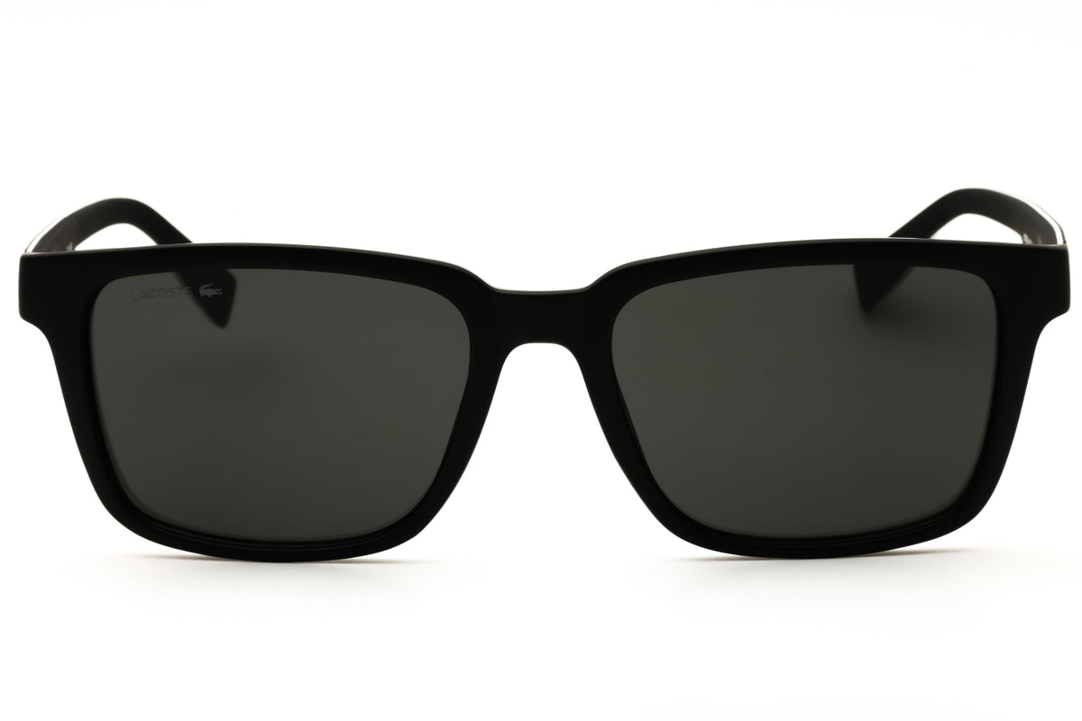 Lacoste L6032S N-002 MATTE BLACK Rectangular Sunglasses 54mm Sunglasses