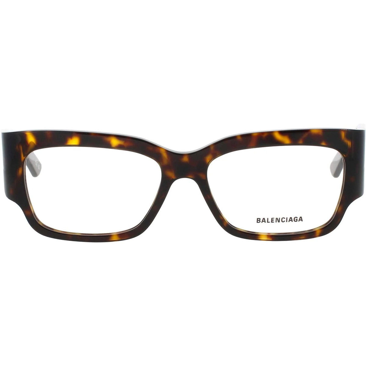 Balenciaga BB0332O-002-54 Havana Square Eyeglasses 54mm