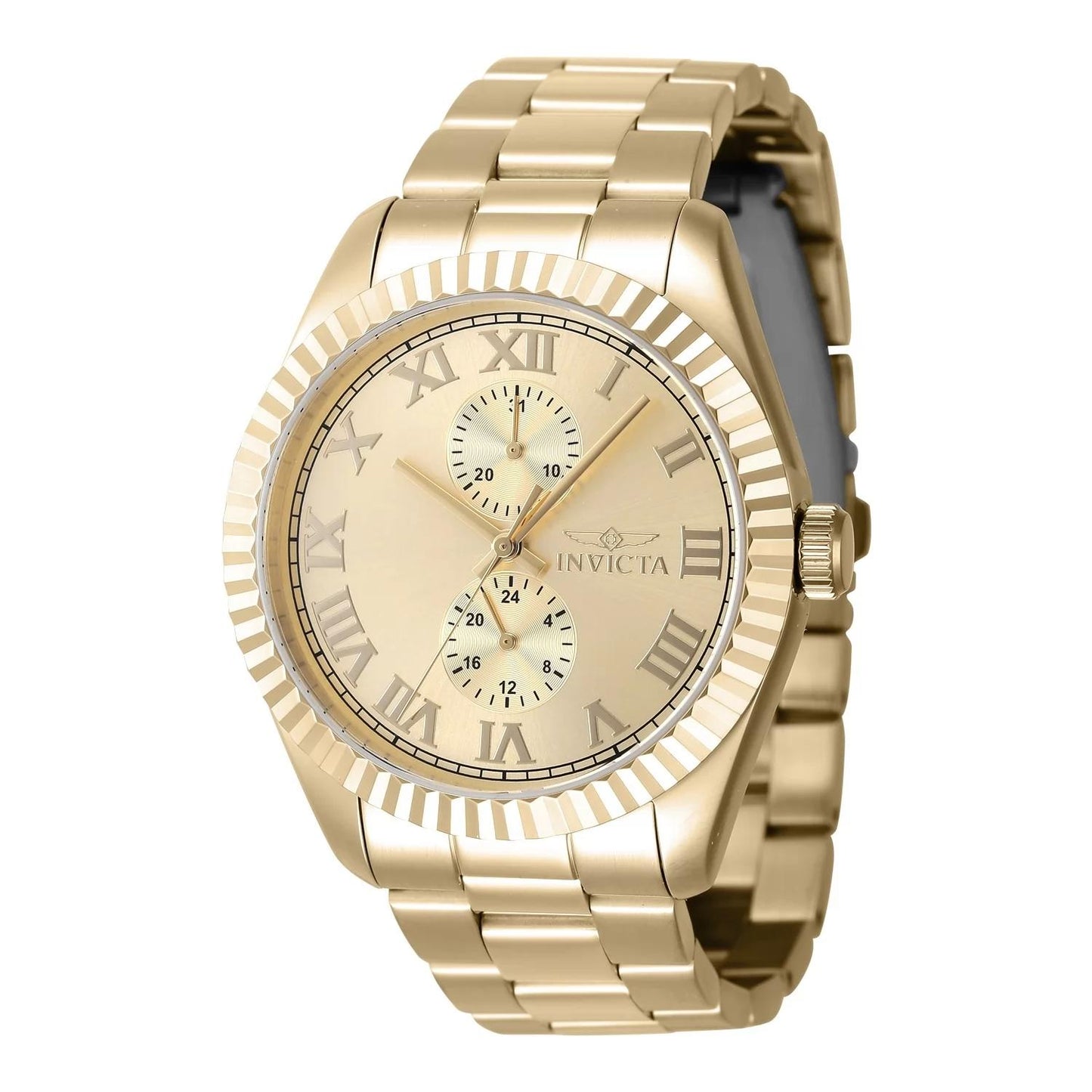 Invicta 47431 47431 Watch - Gold Dial Stainless Steel Band