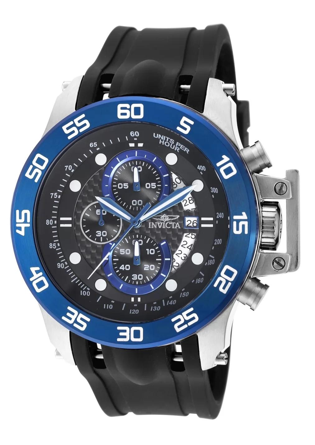 Invicta 19252 19252 Watch - Black Dial Polyurethane Band
