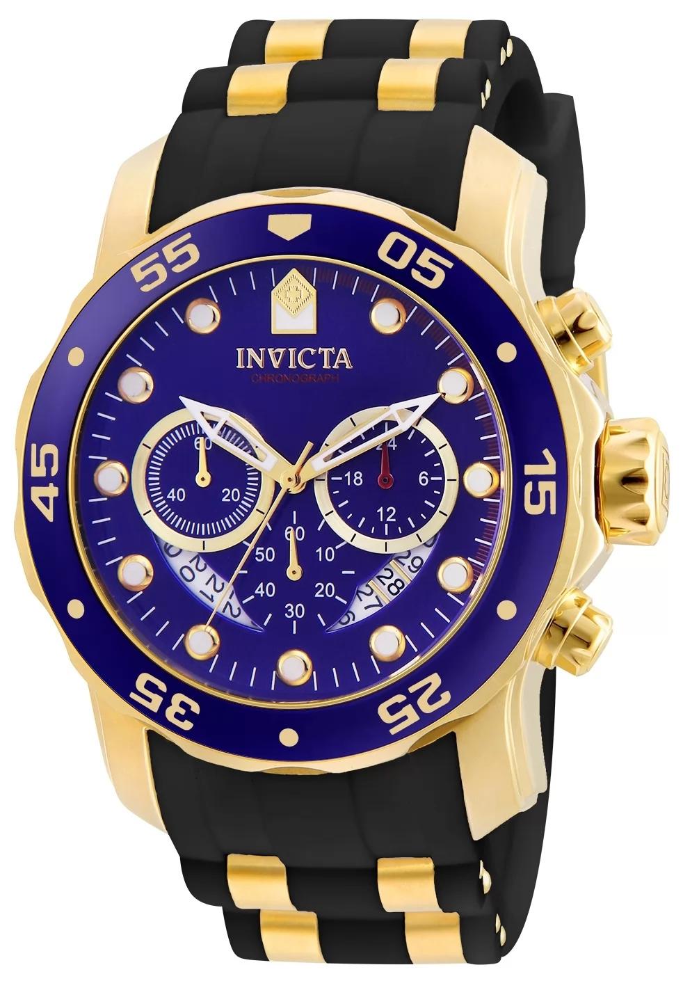 Invicta 6983 6983 Watch - Blue Dial Polyurethane/Stainless Steel Band