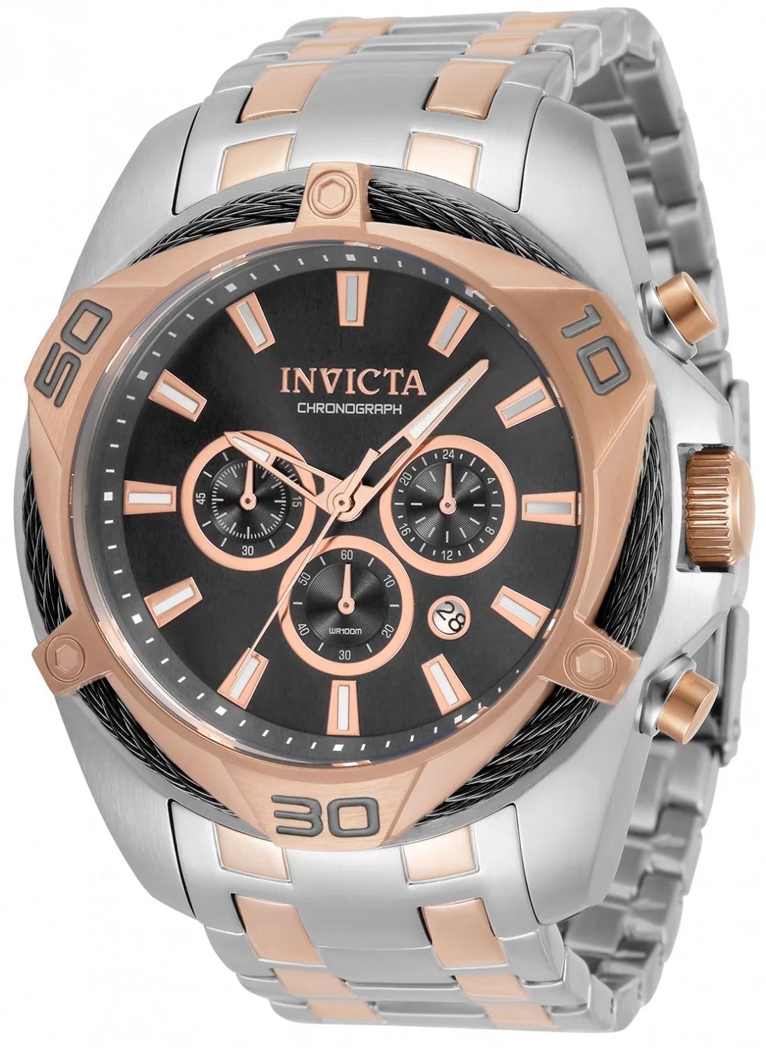 Invicta 34135 34135 Watch - Gray Dial Stainless Steel Band