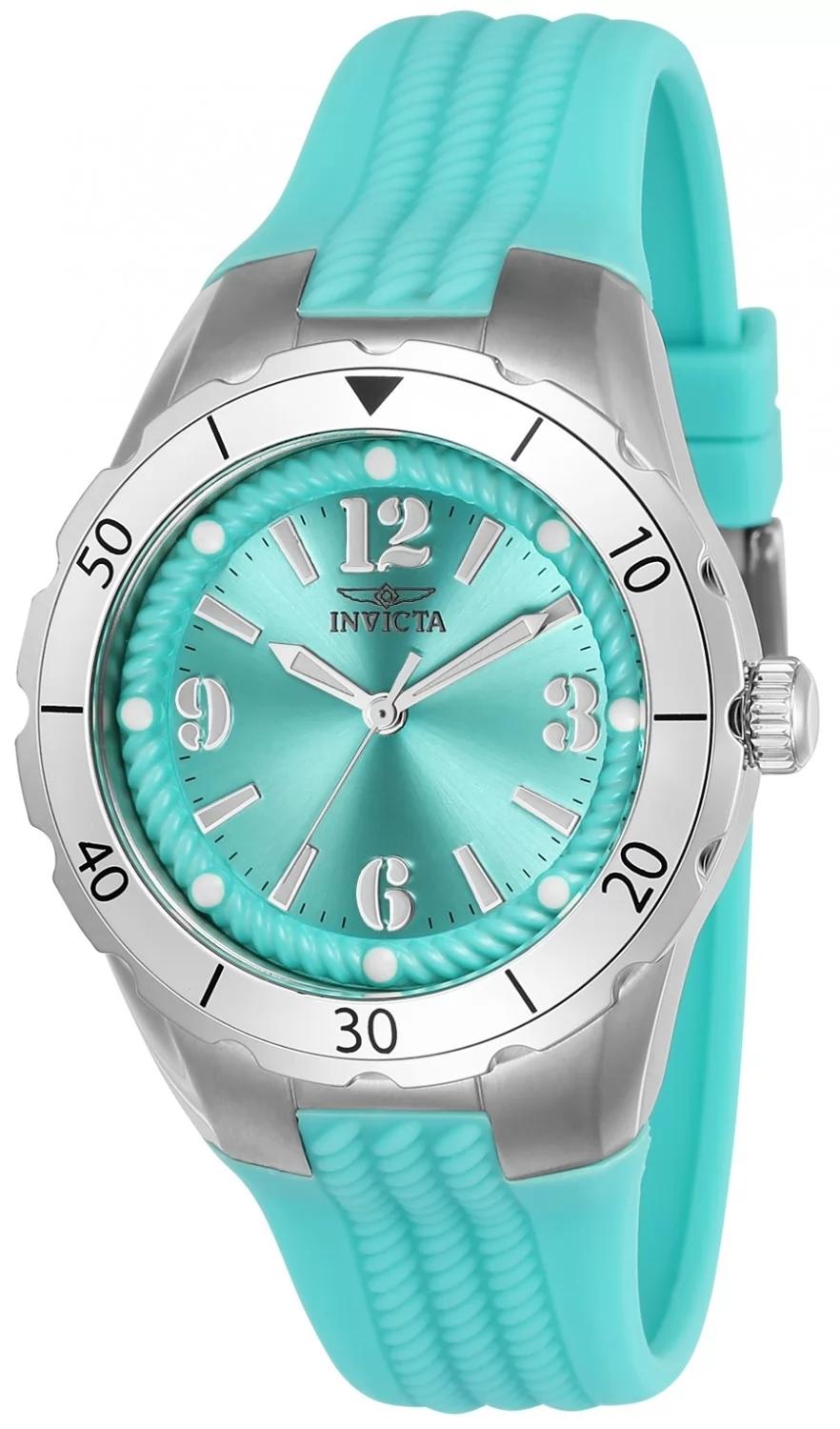 Invicta 24124 24124 Watch - Blue Dial Polyurethane Band