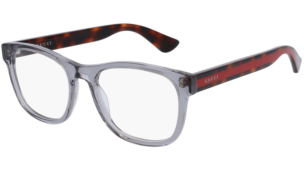 Gucci GG0004oNN-004 eyeglasses in green frame with clear lenses