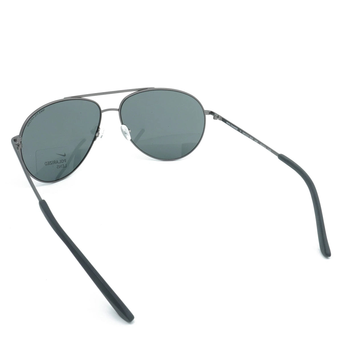 Nike NIKE CHANCE P DM1017-900 sunglasses in satin gunmetal frame with polarized grey lenses