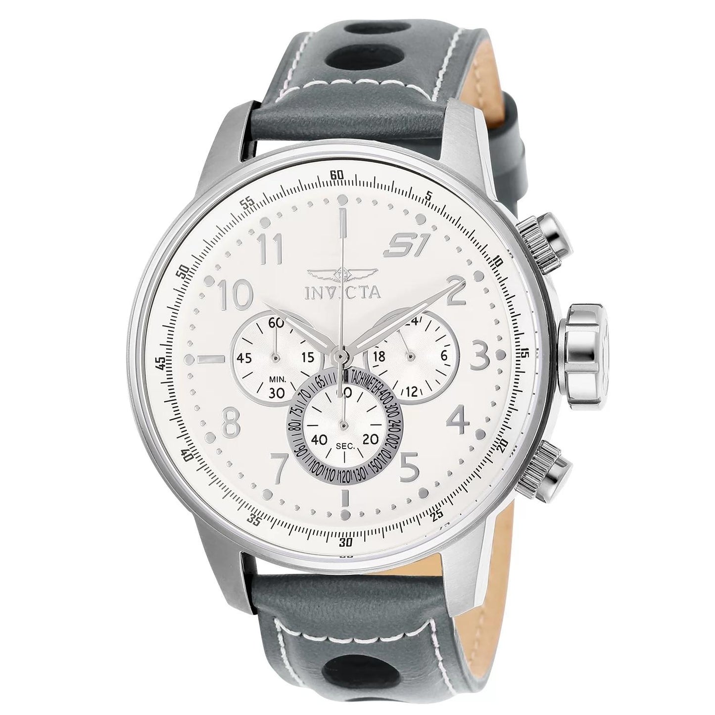 Invicta 25723 25723 Watch - Black Dial Leather Band