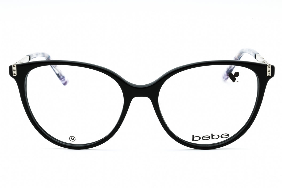 Bebe BB5215-001 JET Round Eyeglasses 52mm Eyeglasses