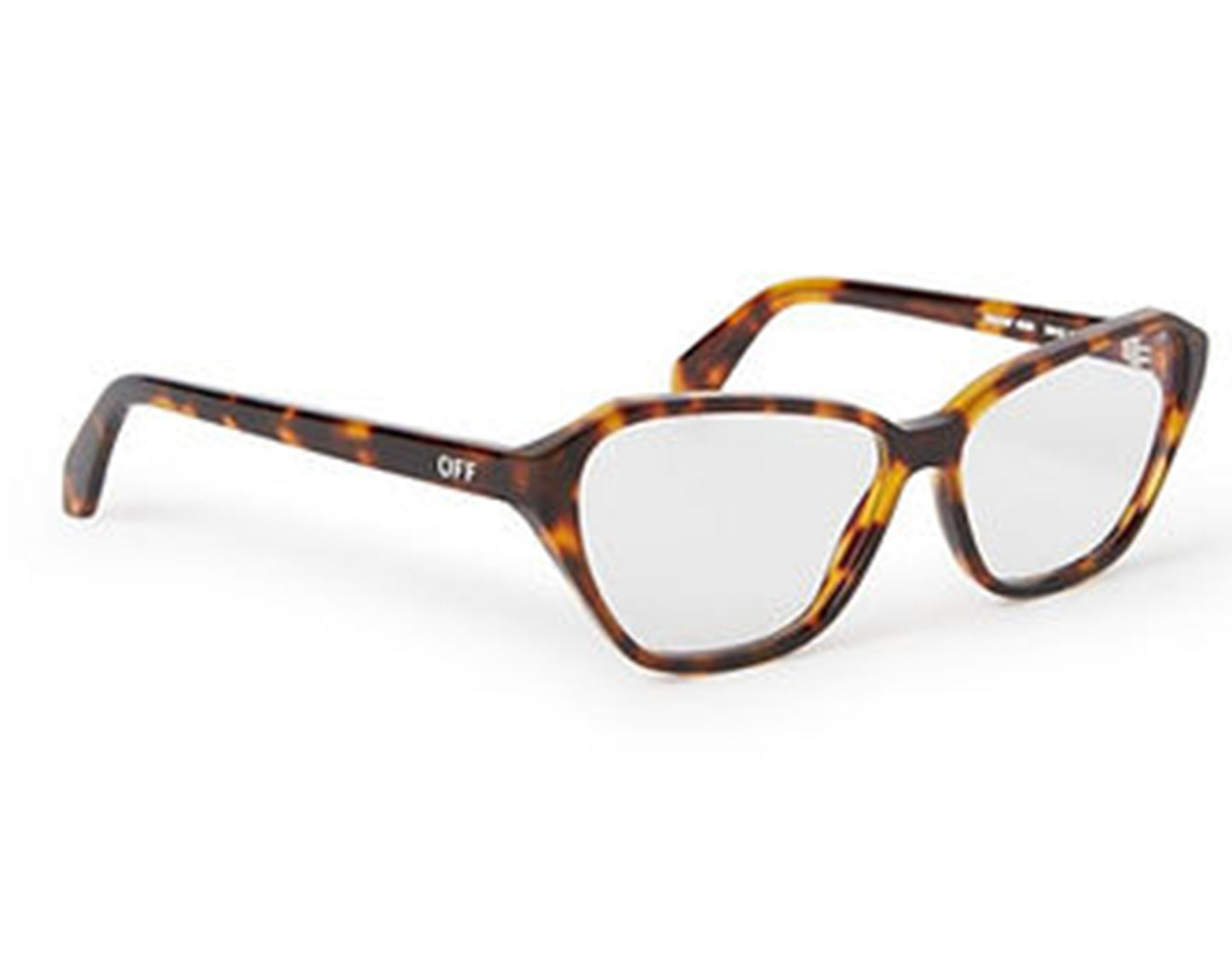 Off-White Style 37 Havana Blue Block Light 58mm New Eyeglasses