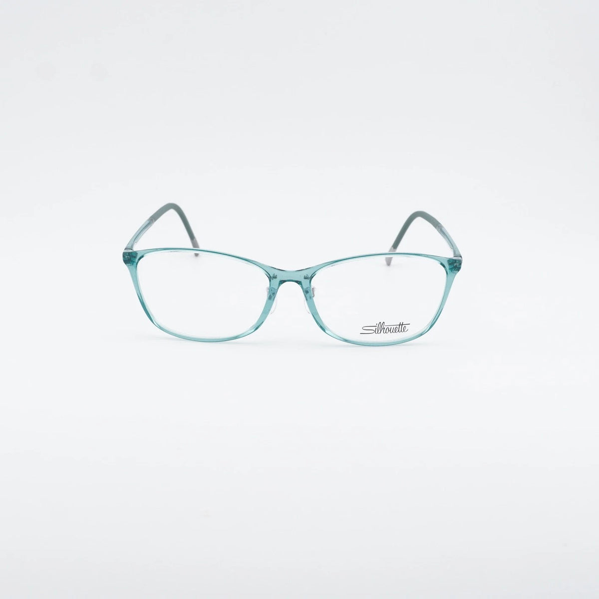 Silhouette SPX Illusion Fullrim 1603/75-5111 eyeglasses in carribbean blue shiny frame with clear lenses