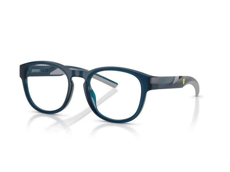 Ferrari 0FZ8021U-527-51 eyeglasses in blue frame with clear lenses