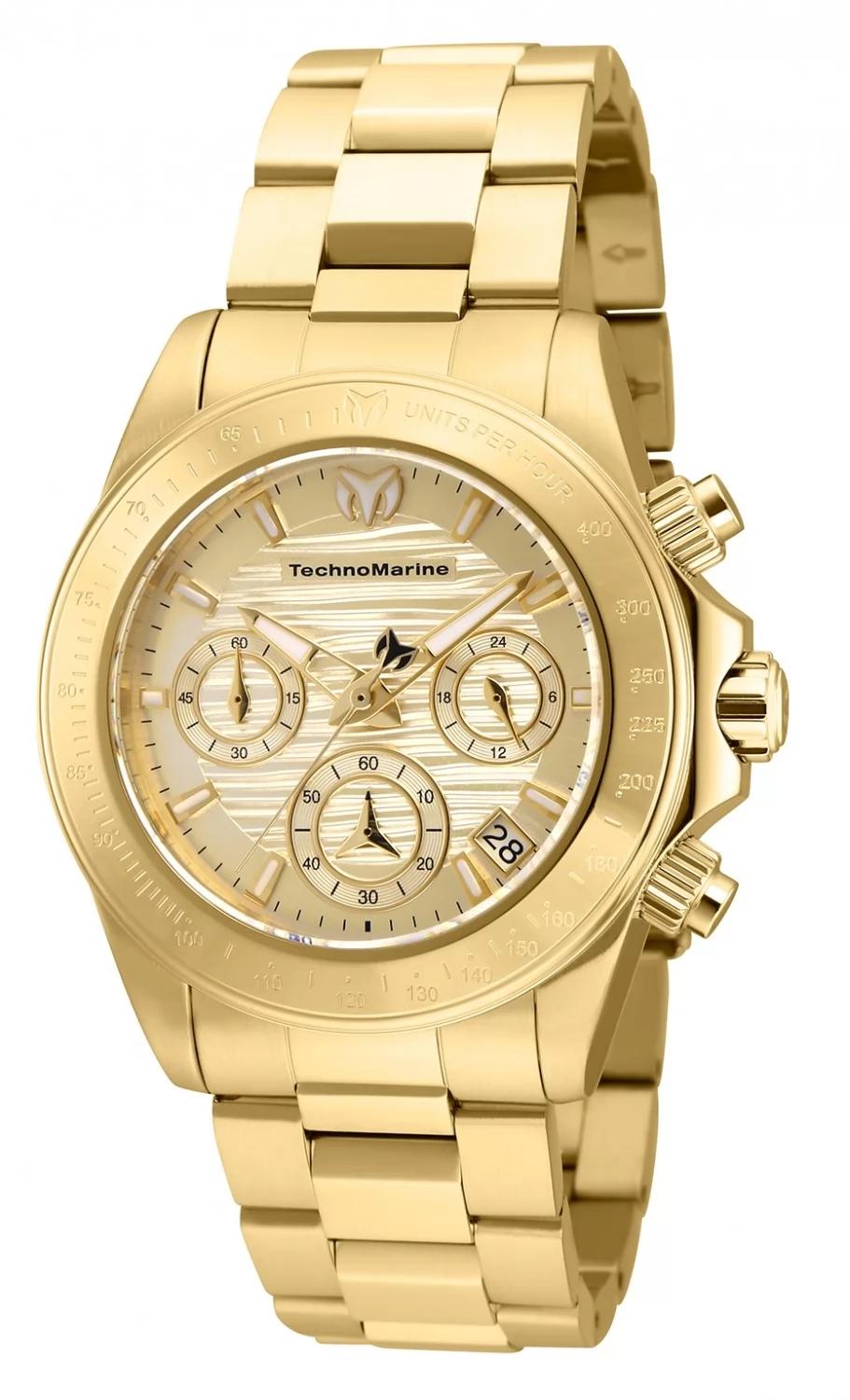 TechnoMarine TM-219013 TM-219013 Watch - Blue Dial Stainless Steel Band
