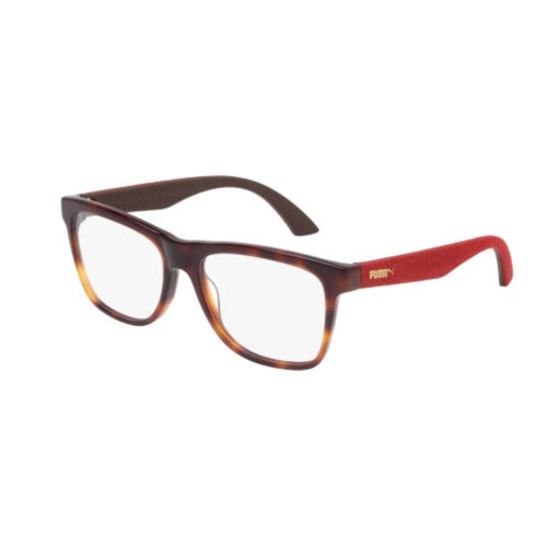 Puma PU-00440-003 eyeglasses in gold frame with clear lenses