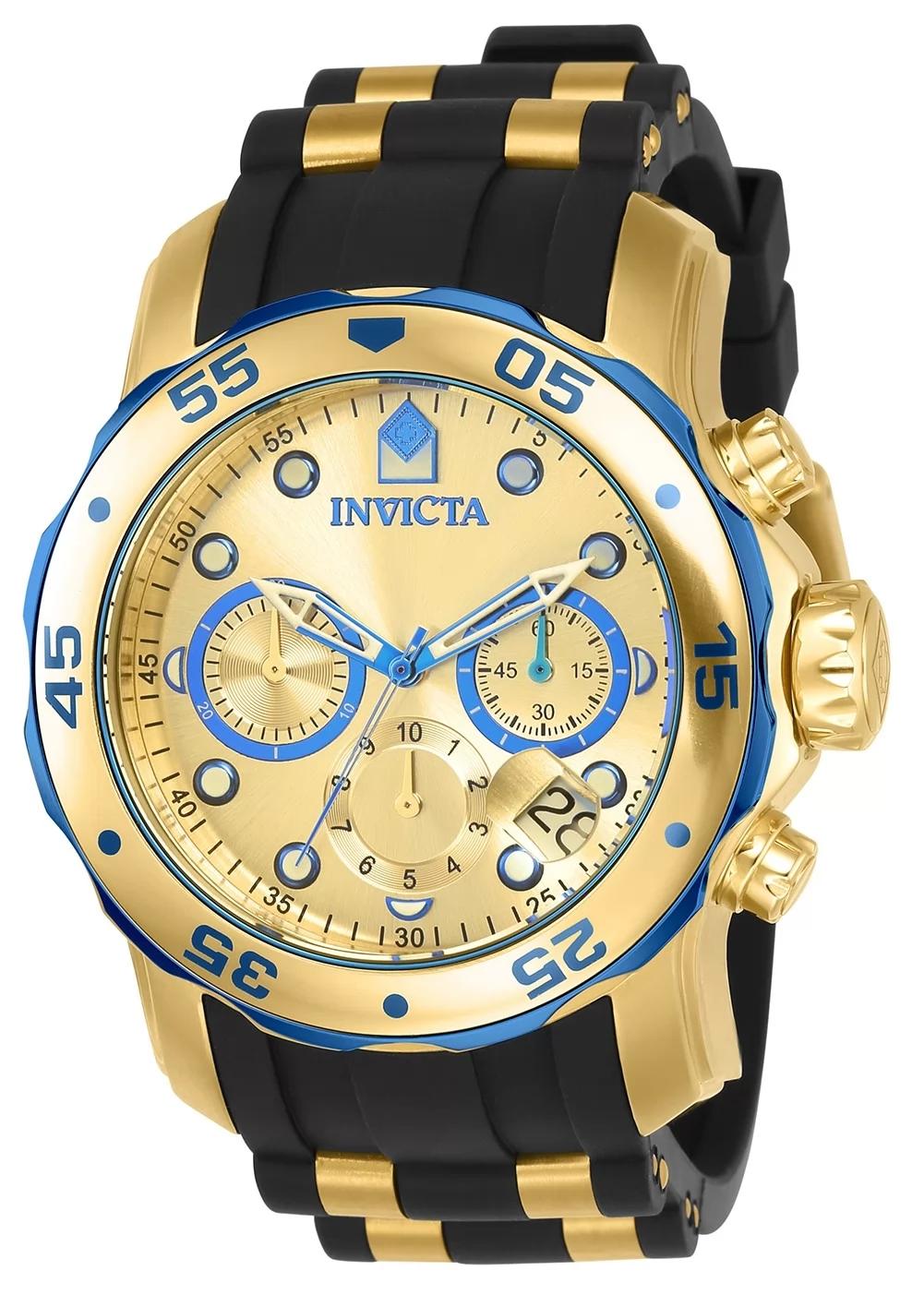 Invicta 17887 17887 Watch - Gold Dial Polyurethane Band