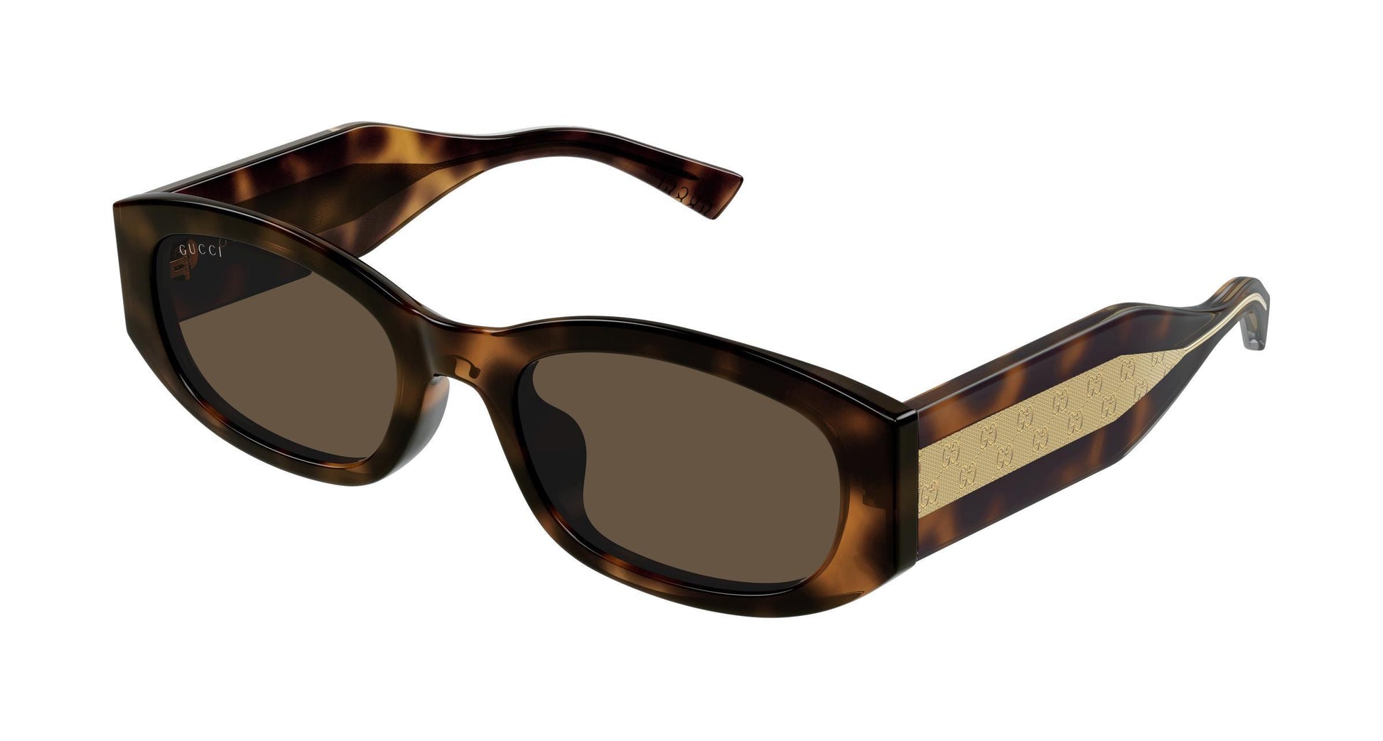 Gucci GG2068SA-002 sunglasses in havana frame with brown lenses