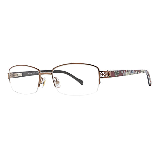 Vera Bradley Diane Bordeaux Blooms 5318 53mm New Eyeglasses