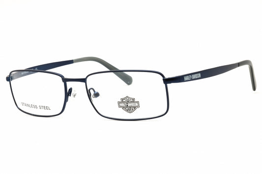 Harley Davidson HD50099-091 eyeglasses in matte blue frame with clear lenses