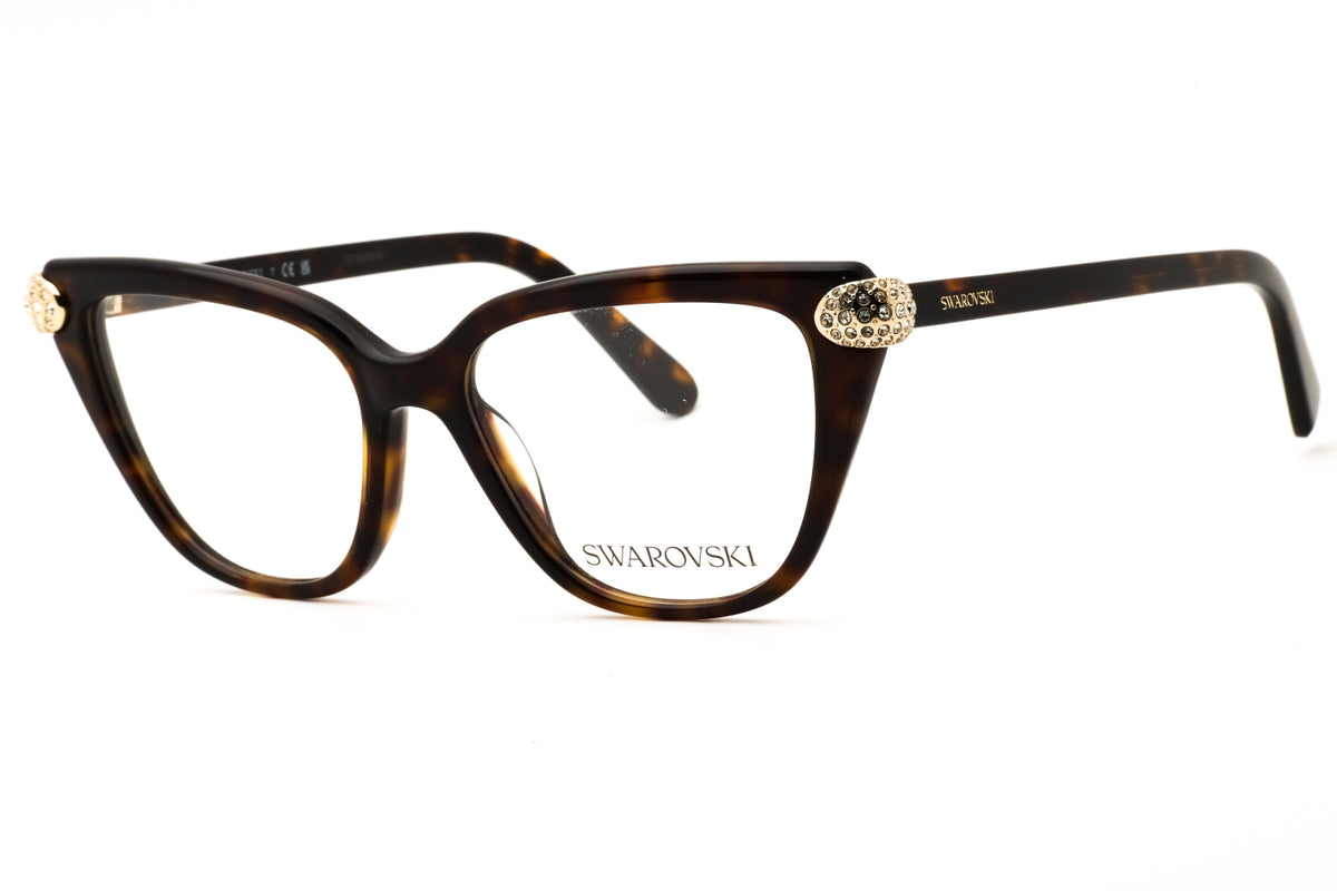 Swarovski 0SK2045-1002 Havana Cat eye Eyeglasses 52mm Eyeglasses