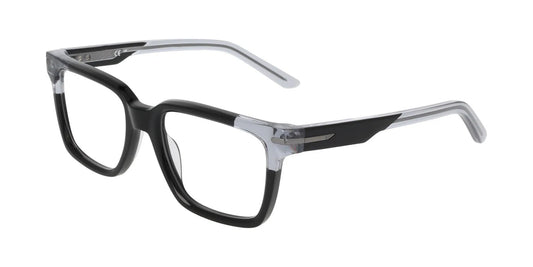 Nike 7178-002 eyeglasses in black/grey frame with clear lenses
