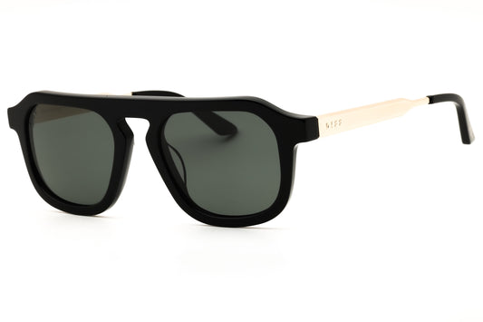 DIFF Eyewear SIMS-DE01-0920 BLACK Rectangular Sunglasses 51mm Sunglasses