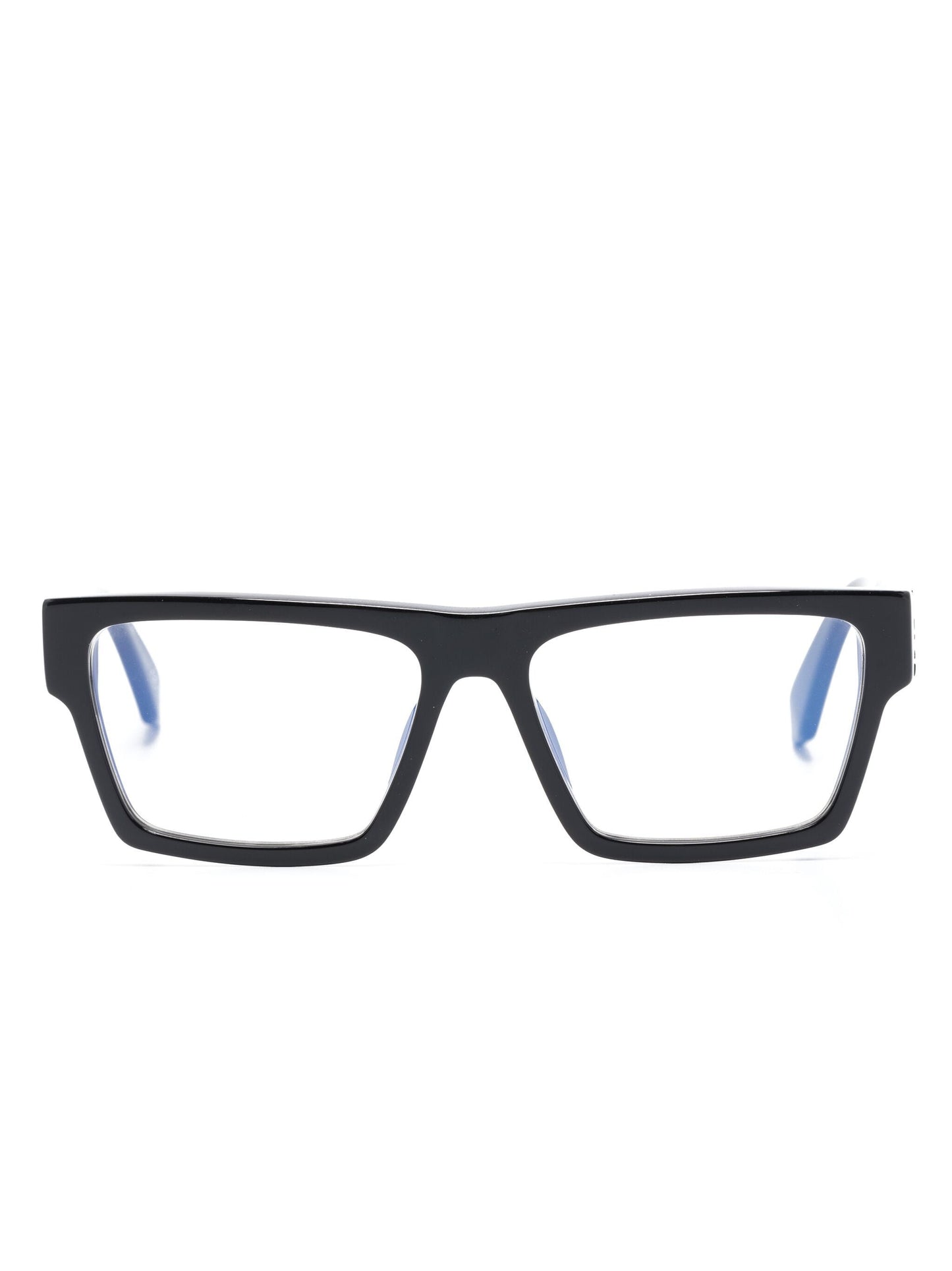 Off-White Style 46 Black Blue Block Light 56mm New Eyeglasses