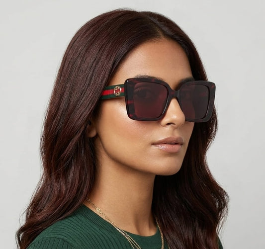 Gucci GG1861S-003 Havana Square Sunglasses 53mm