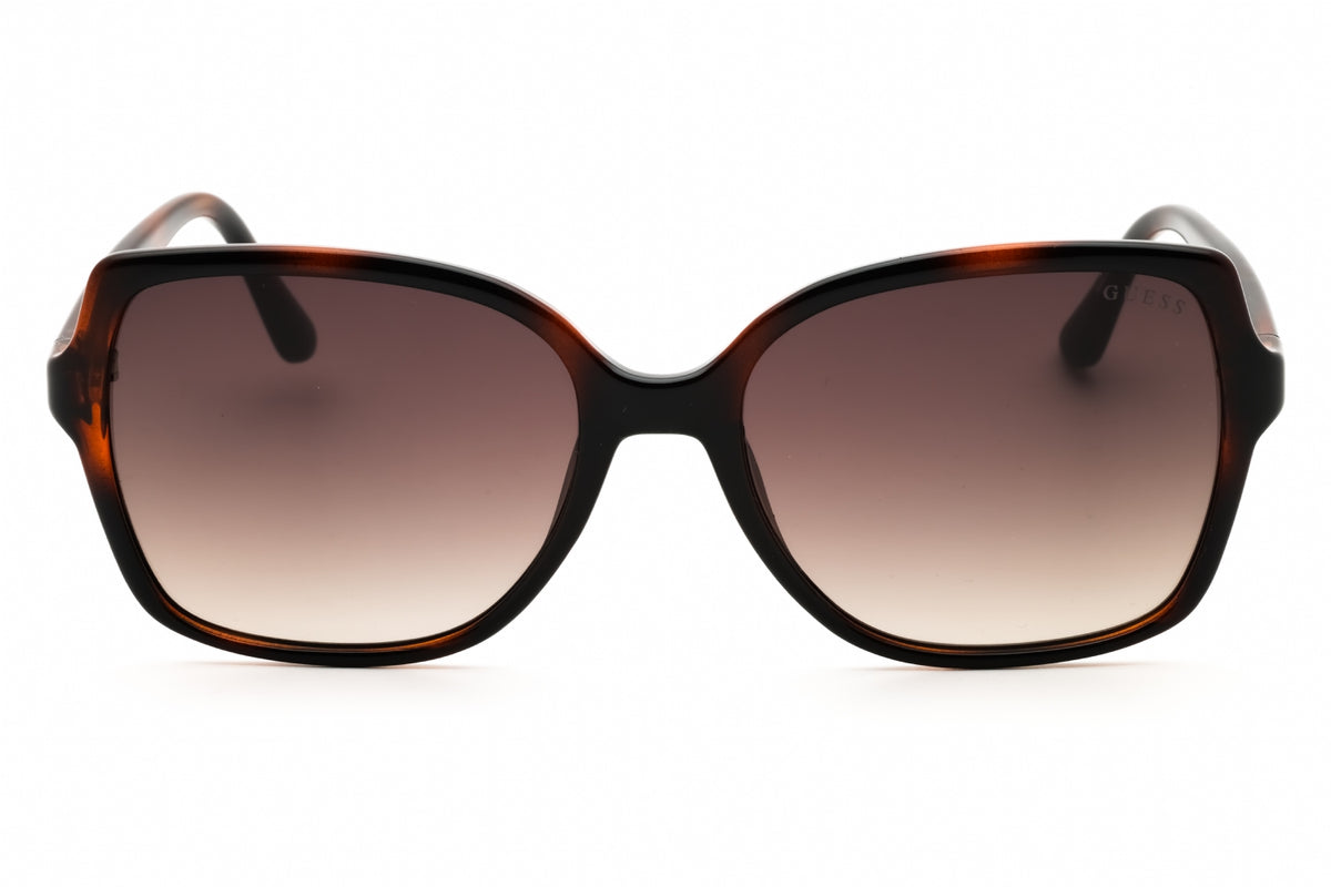 Guess GU00100-52F dark havana Rectangular Sunglasses 55mmmm