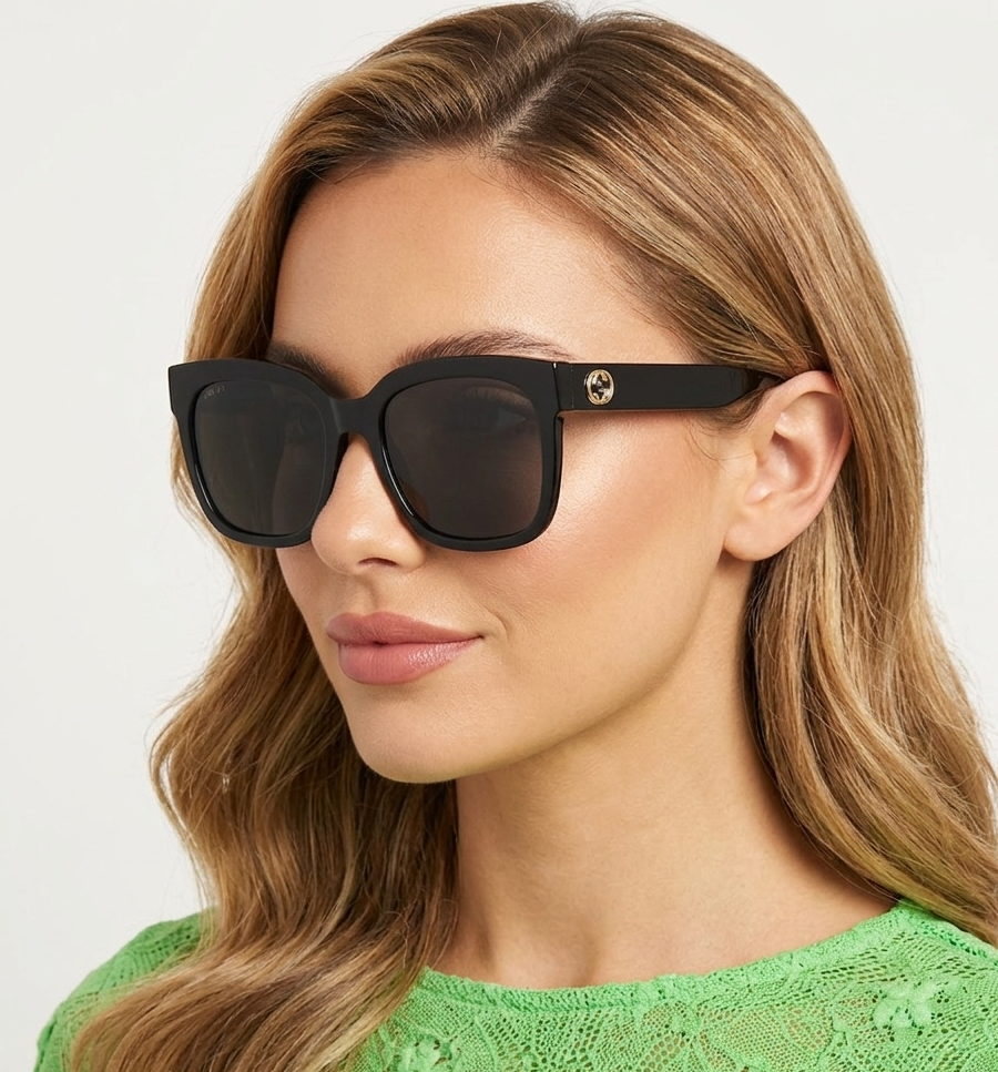 Gucci GG0034SN-001-54 54 New Sunglasses