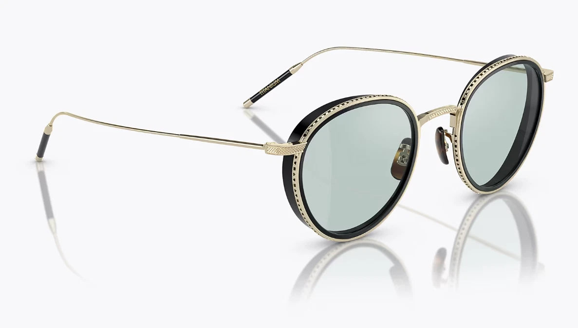Oliver Peoples 0OV1318T-5035-48 Gold Round SUNGLASSES 48mm Sunglasses