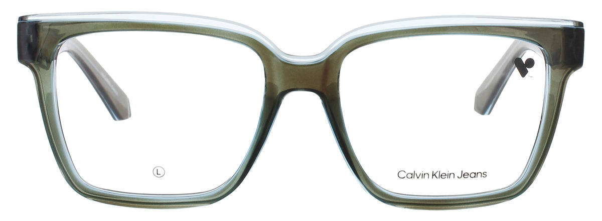 Calvin Klein Jeans CKJ24619-300-53 TRANSPARENT GREEN  Men's Eyeglasses 53mm