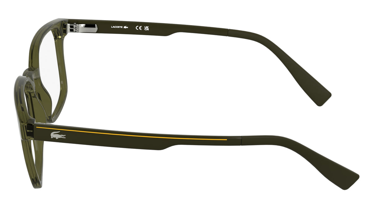 Lacoste L4006-310-53 GREEN BEIGE Rectangle Eyeglasses 53mm Eyeglasses