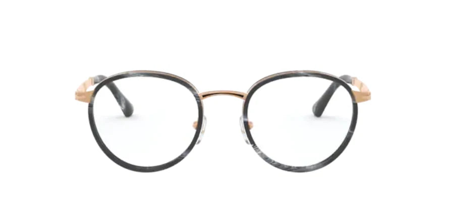 Persol 0PO2468V 1080 49 Gold Black Round  49mm
