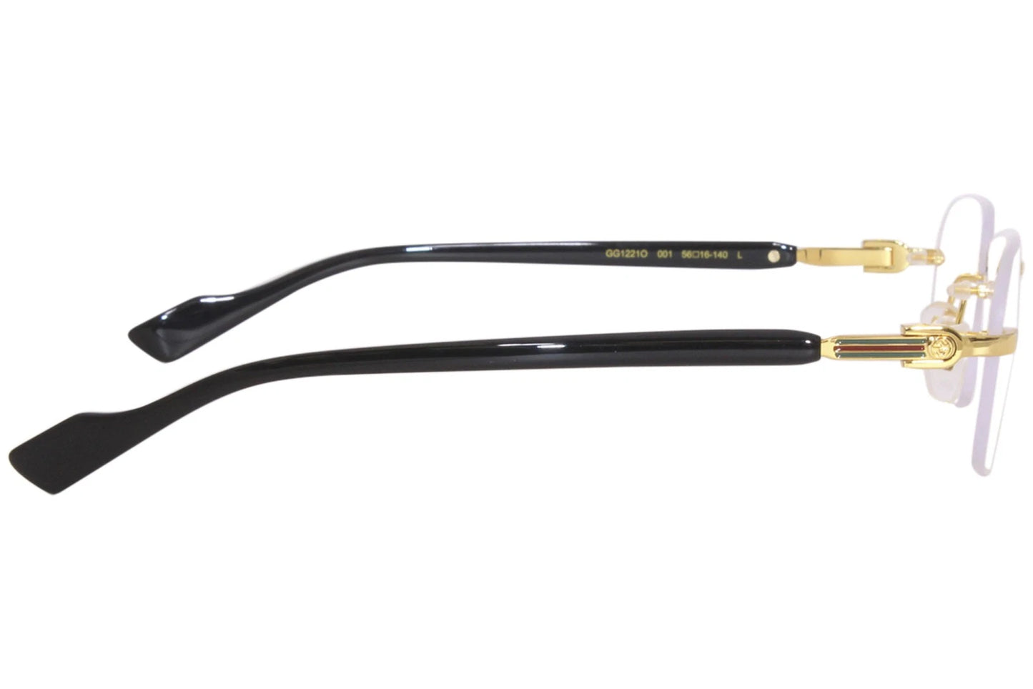 Gucci GG1221o-001 56mm New Eyeglasses