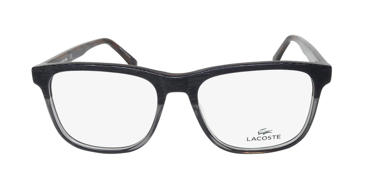 Lacoste L2849G 035 Gray Rectangle Eyeglasses 54mm Eyeglasses