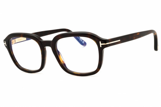 Tom Ford FT6060-B-052 dark havana clear Oval Eyeglasses 53mm Eyeglasses