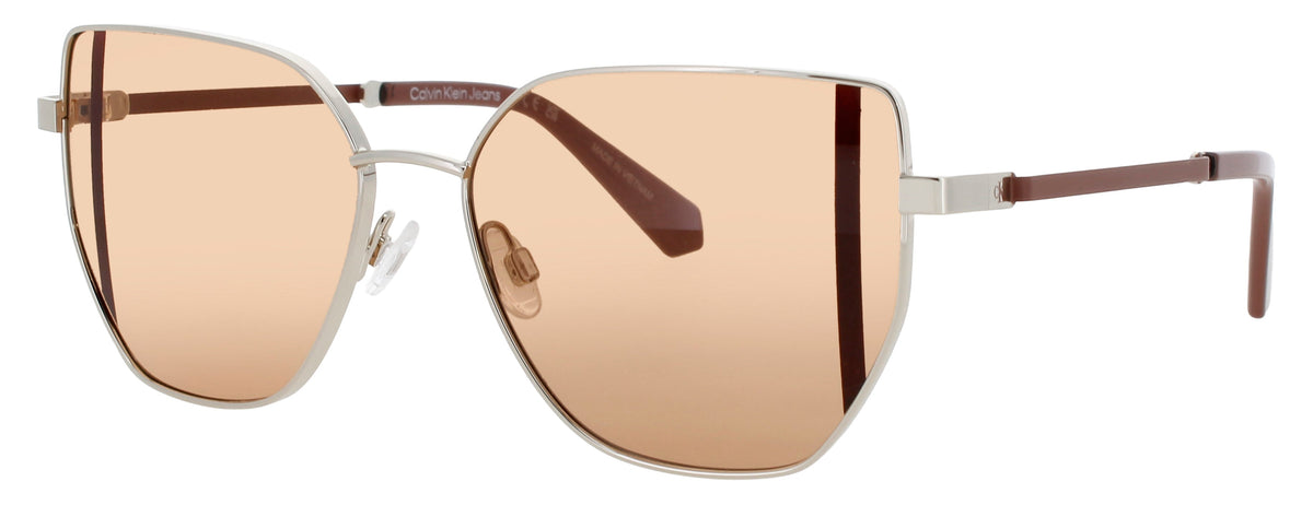 Calvin Klein Jeans CKJ25209S-718 LIGHT GOLD  Women's Sunglasses 57mm