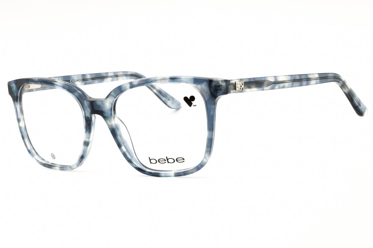 Bebe BB5217-400 TEAL SHIMMER Rectangular Eyeglasses 52mm Eyeglasses