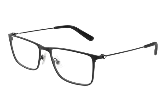 Mont Blanc MB0464o-005 Black Rectangle Eyeglasses 57mm