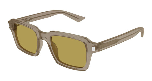 Yves Saint Laurent SL 947-006 Brown Rectangular Sunglasses 50mm Sunglasses