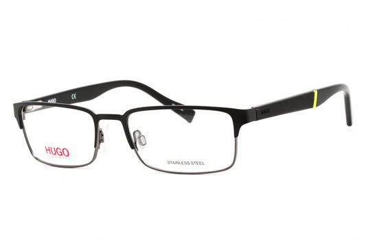 HUGO HG 0136-0RZZ 00 Black Ruthenium Rectangular Eyeglasses 53mm