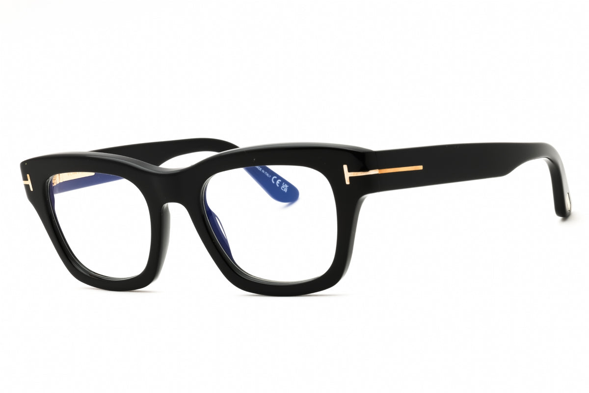 Tom Ford FT6036-B-001 shiny black Rectangular Eyeglasses 52mm