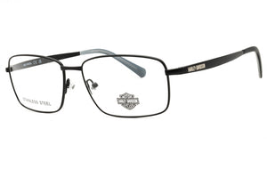Harley Davidson HD50100-002 Matte Black Rectangular Eyeglasses 59mm