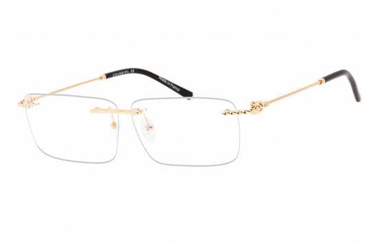 Charriol PC75098-C01 eyeglasses in shiny gold frame with clear lenses